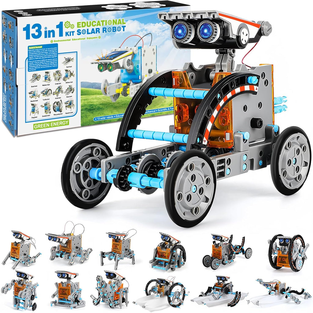 13-in-1 Educational Solar Power Robot Toy
