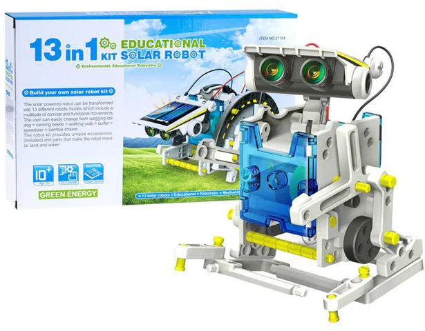 13-in-1 Educational Solar Power Robot Toy
