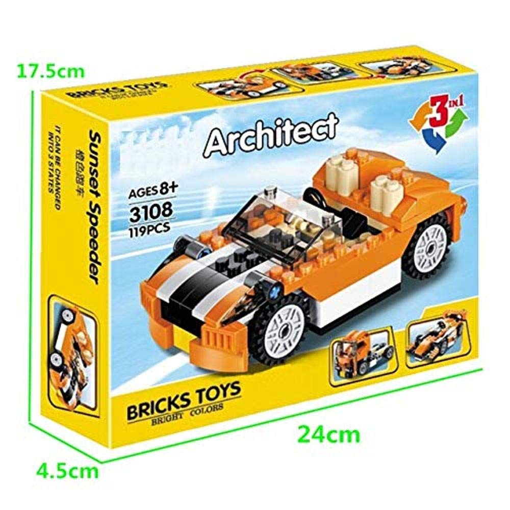 Architect Brick Toy Car