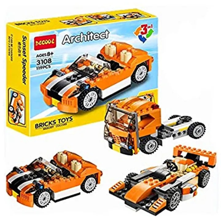 Architect Brick Toy Car