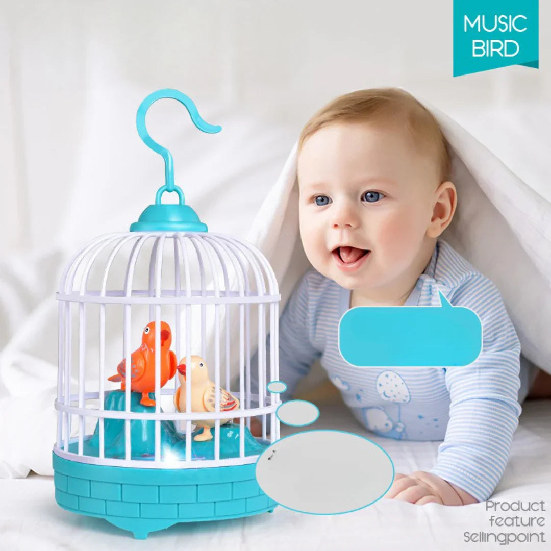 Talking Parrot Cage Toy