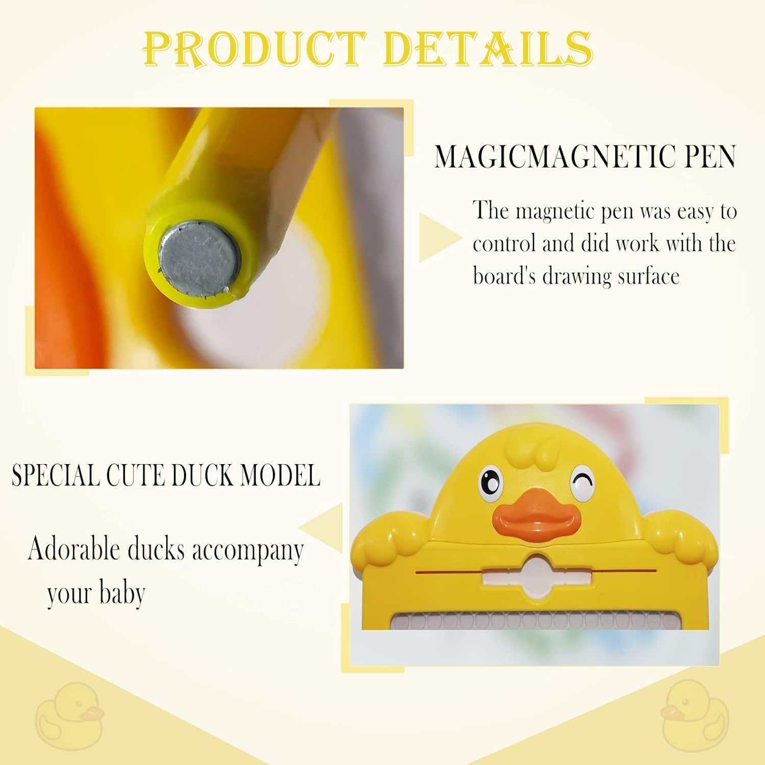 Magnetic Duck Drawing Board for Kids