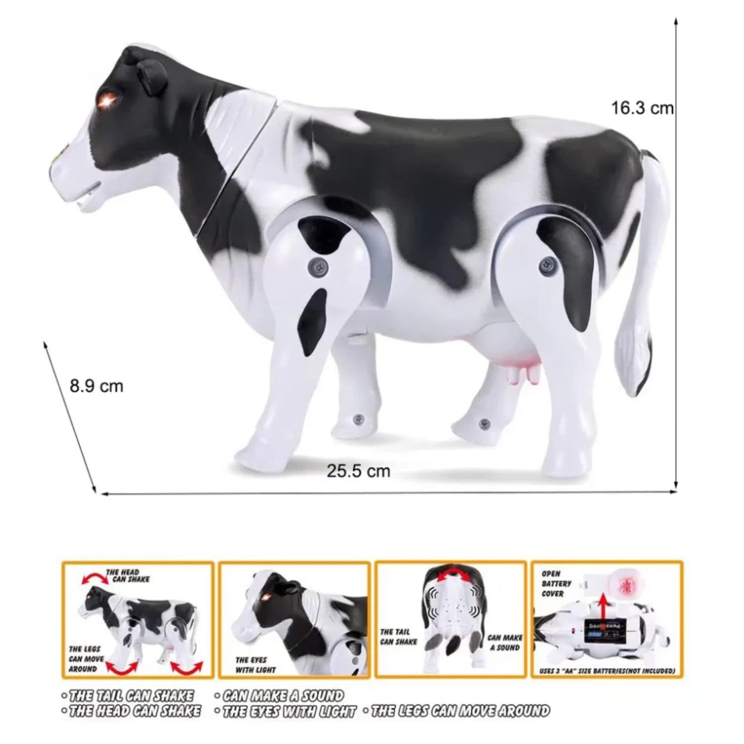 Walking Musical Cow Toy