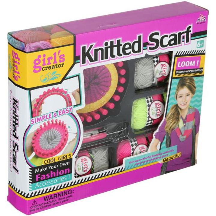 Girls Knitting Set Toy