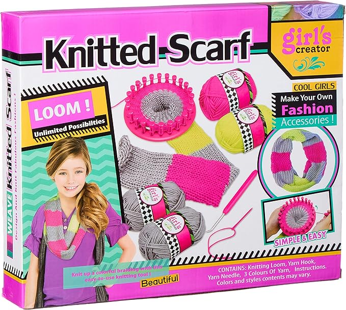 Girls Knitting Set Toy