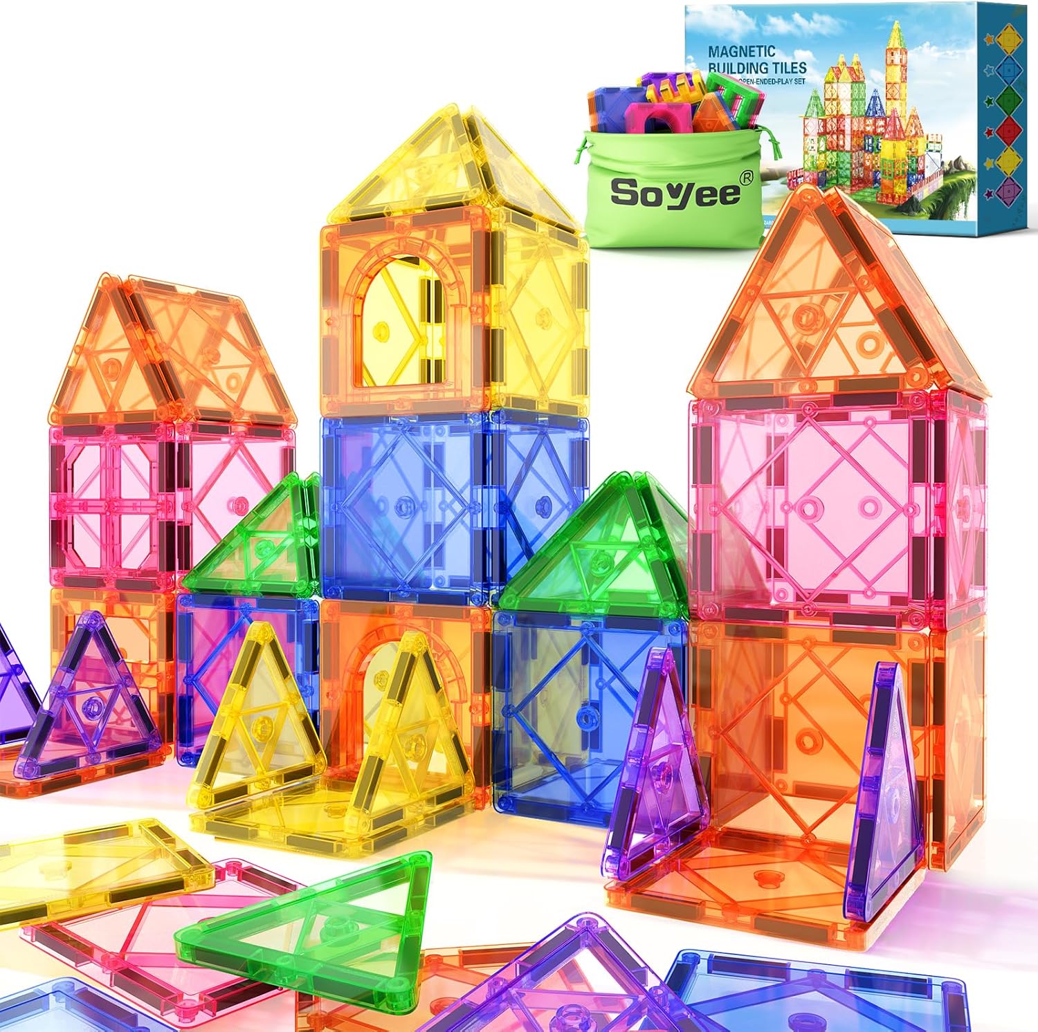Magnetic Tiles Building Blocks