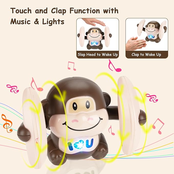 Rolling Voice Control Music Toy