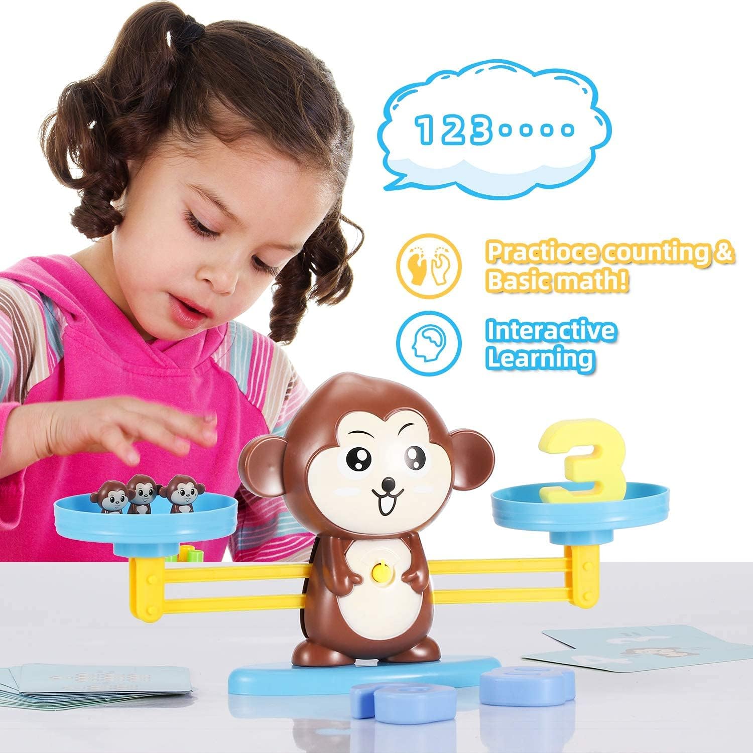 Monkey Balance Math Game