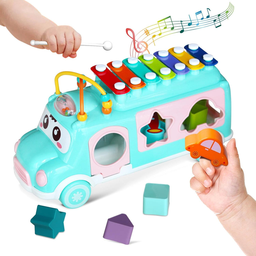Kids Music Xylophone Bus Toy