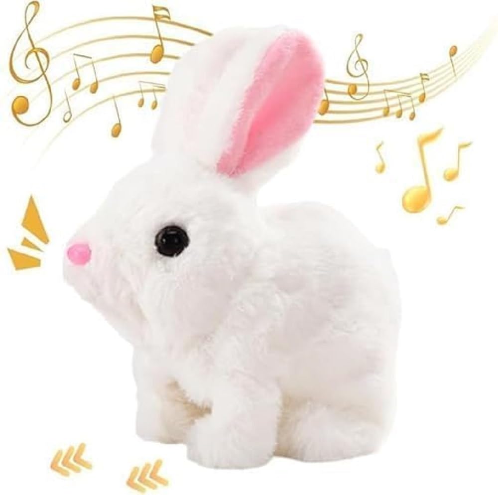 Cute Plush Walking Rabbit Toy