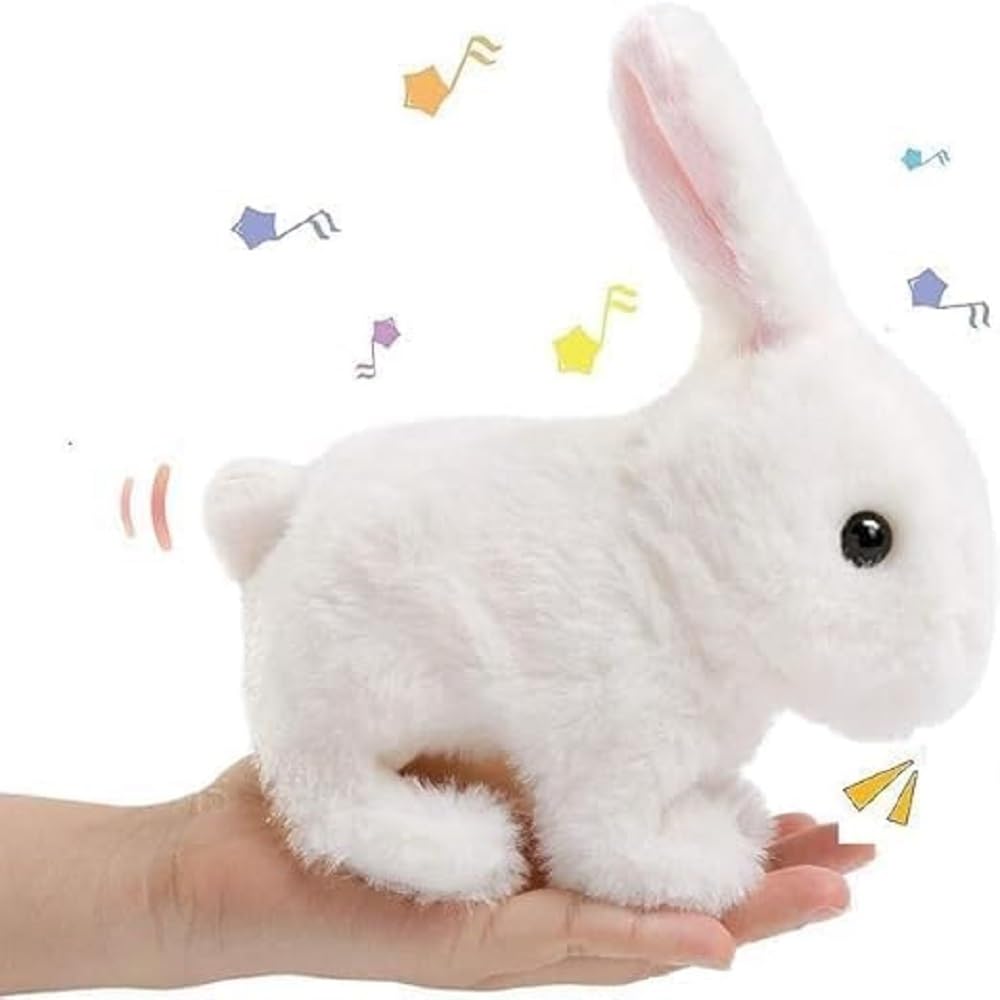 Cute Plush Walking Rabbit Toy