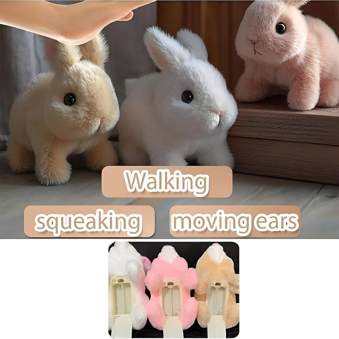 Cute Plush Walking Rabbit Toy