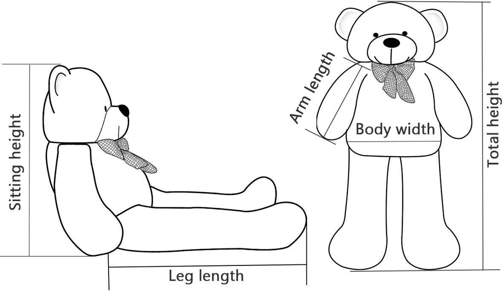 Classic Giant Red Teddy Bear