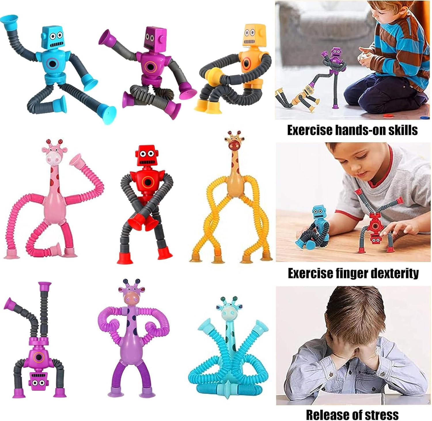 Giraffe Suction Robot Toy