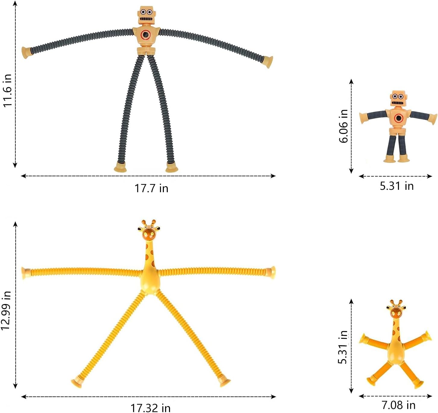 Giraffe Suction Robot Toy