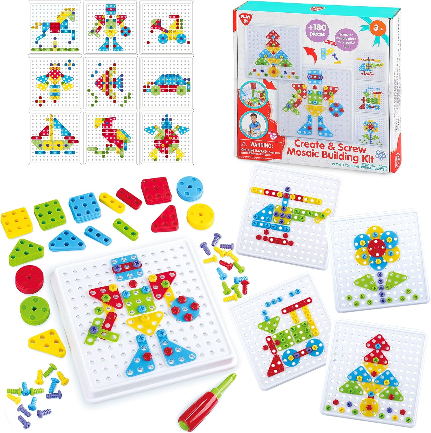 Educational Screwdriver Tool Mosaic Building Toy