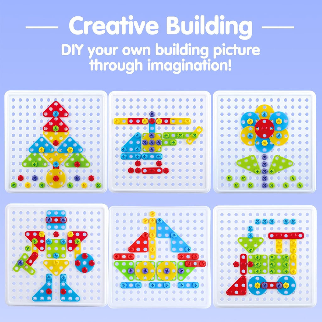 Educational Screwdriver Tool Mosaic Building Toy