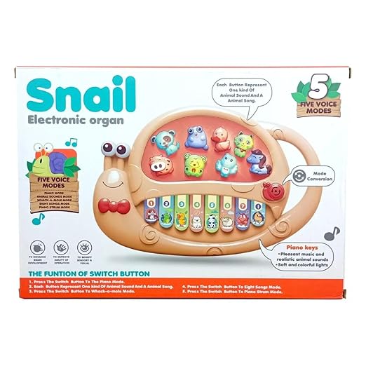 Musical Snail Toy for Kids