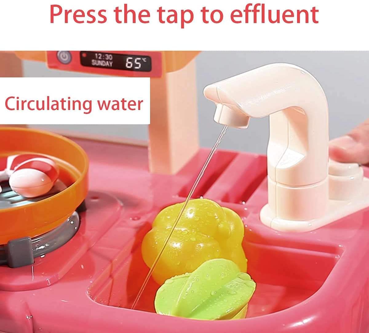 Kids Kitchen Play Set 42 Pcs