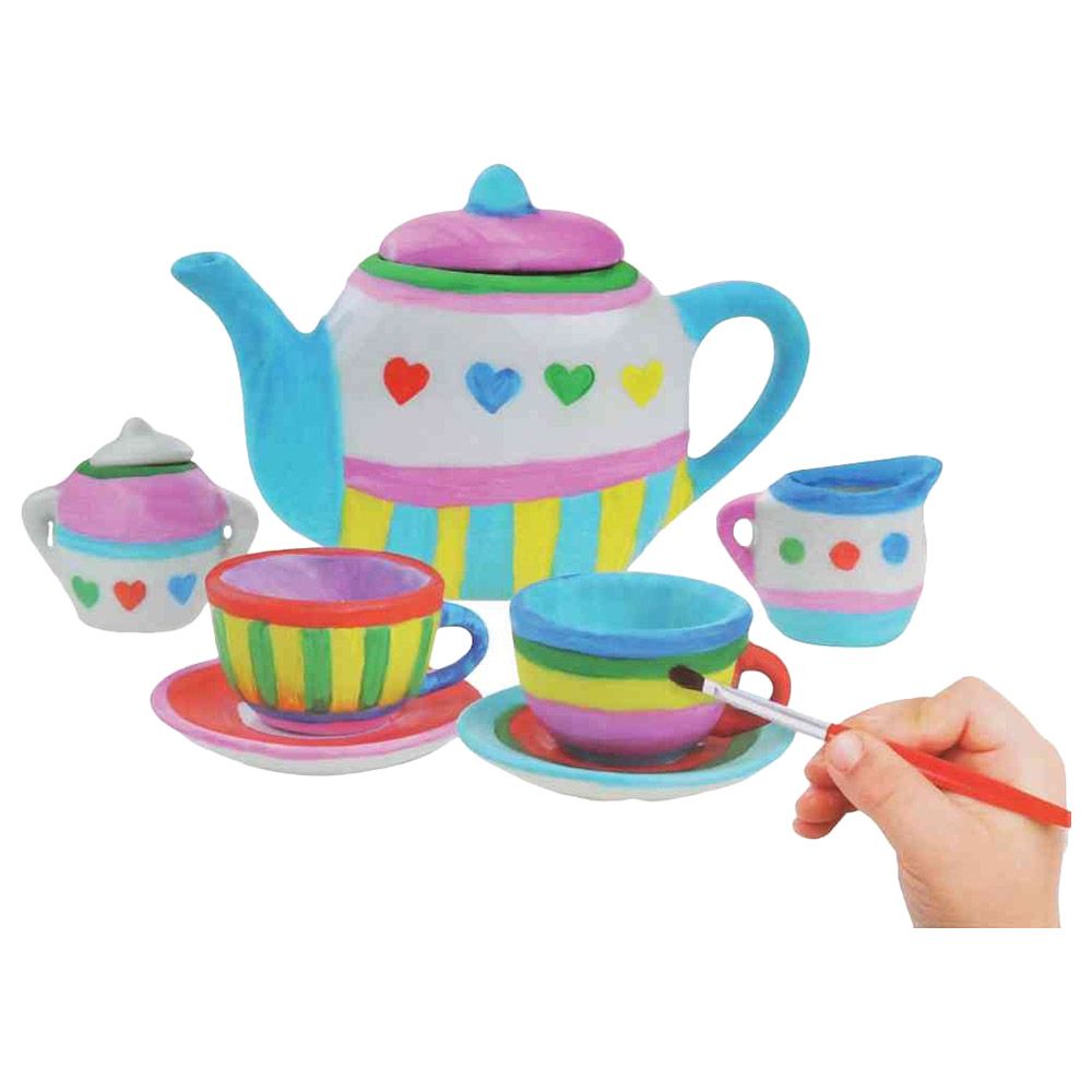 Painted Tea Set Toy
